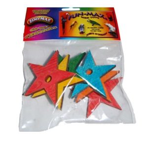 Zoomax - 6 étoiles en bois colorés