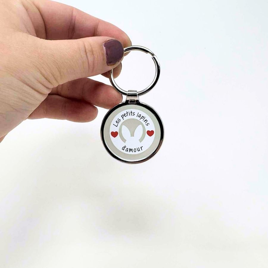 Porte-clés - Les Petits Lapins d'Amour