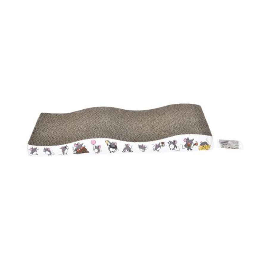Boîte à gratter en carton - Motif souris - Bud'z